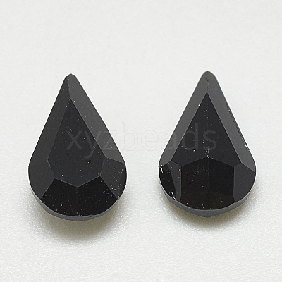 Pointed Back Glass Rhinestone Cabochons RGLA-T082-5x8mm-02-1