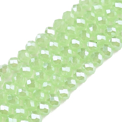 Electroplate Glass Beads Strands EGLA-A044-J3mm-A08-1