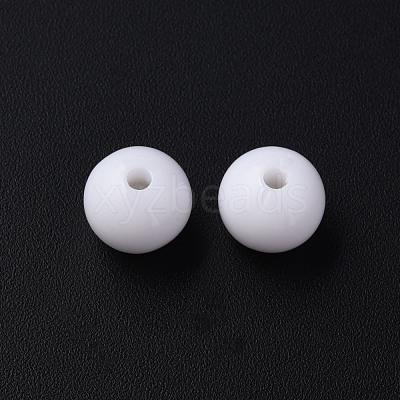Opaque Acrylic Beads MACR-S370-C12mm-01-1
