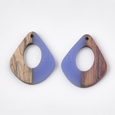 Resin & Wood Pendants X-RESI-S358-06C-1