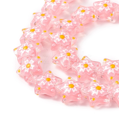 Glass Beads Strands X1-LAMP-F029-03B-1