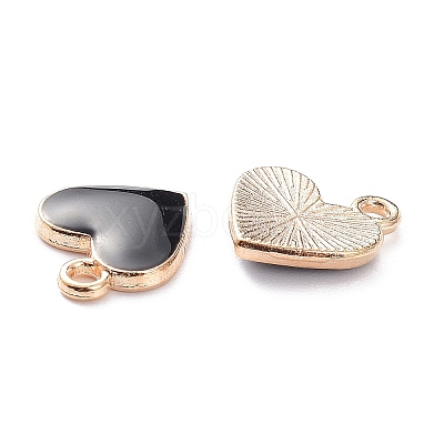 Alloy Enamel Charms PALLOY-F248-061LG-01-1