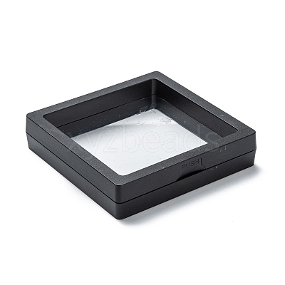 Square Transparent PE Thin Film Suspension Jewelry Display Box CON-D009-01A-03-1
