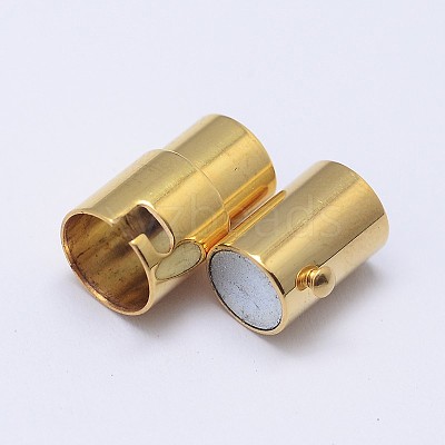 Column 304 Stainless Steel Locking Tube Magnetic Clasps STAS-D117-D-G-1