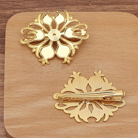 Alloy Alligator Hair Clips Finding PW-WGA476B-01-1