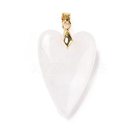 Natural Quartz Crystal Pendants G-E570-01G-12-1