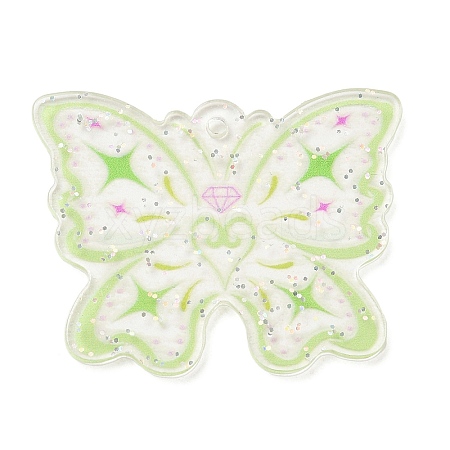 Acrylic Pendants OACR-I008-02C-1