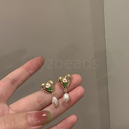 Alloy Enamel Stud Earrings WGC0511-52-1