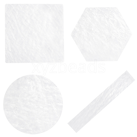 4Pcs 4 Styles Acrylic Color Palette Boards ODIS-CN0001-03-1
