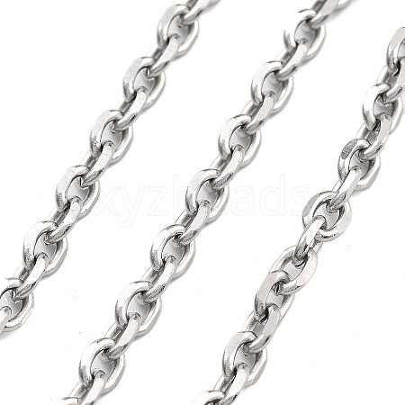 Tarnish Resistant Ion Plating(IP) 304 Stainless Steel Cable Chains CHS-H026-15P-1