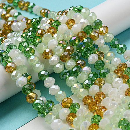 Glass Beads Strands EGLA-A034-M8mm-55-1