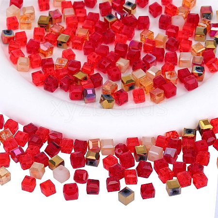 2 Bags Imitation Artificial Crystal Glass Beads GLAA-SZ0001-95C-03-1