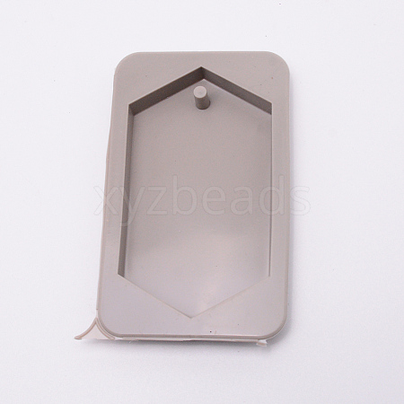 Hexagon Silicone Pendant Molds DIY-WH0177-95-1