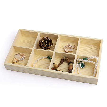 Wooden Storage Box AJEW-M210-01B-1