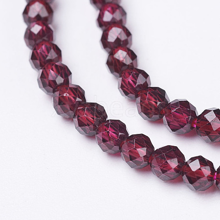 Natural Garnet Beads Strands G-D167-B-2mm-1