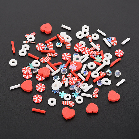 Handmade Polymer Clay Cabochons X-CLAY-N006-153-1