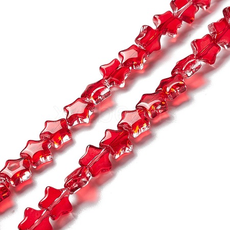 Transparent Glass Beads Strand X1-GLAA-F112-02C-1