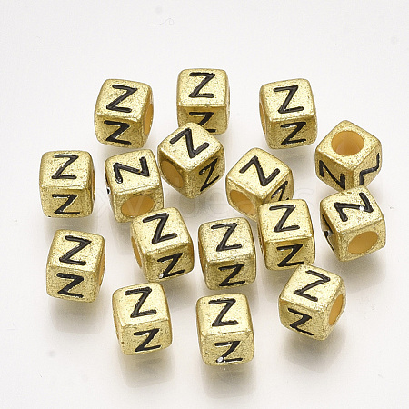 Acrylic Beads PB43C9308-G-Z-1