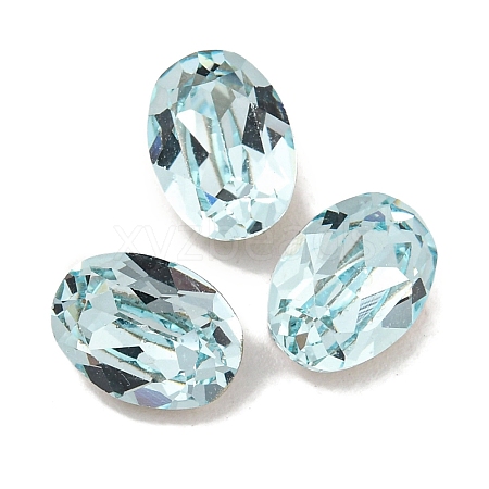 Glass Rhinestone Cabochons RGLA-L029-17A-263-1