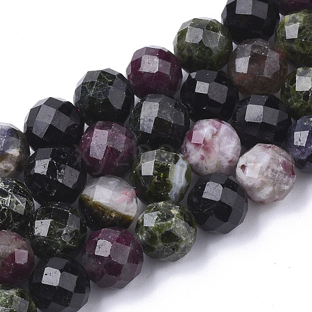 Natural Tourmaline Beads Strands G-S345-10mm-001-1