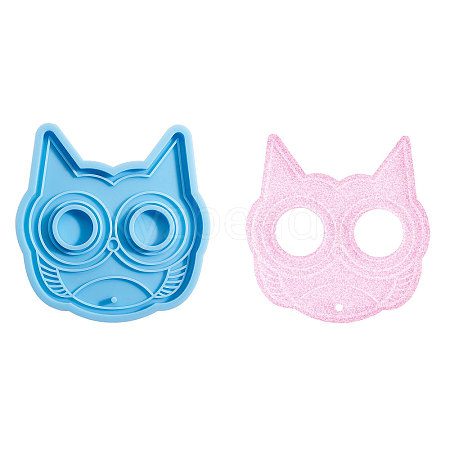 Owl Shape Food Grade DIY Silicone Pendant Molds SIL-CJC0001-02-1