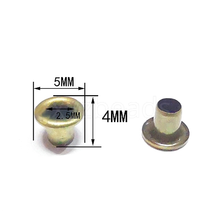 Brass Grommet Eyelet Findings PW-WG380A2-15-1