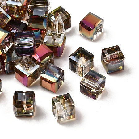 Electroplated Glass Beads EGLA-G040-01A-HP02-1