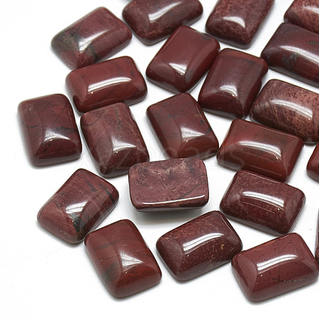 Natural Red Jasper Cabochons G-T028-10x14mm-20-1