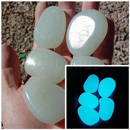 Resin Imitation Luminous Stone Display Decoration PW-WG93589-02-1