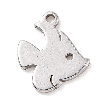 Non-Tarnish 304 Stainless Steel Charms STAS-G287-07P-1