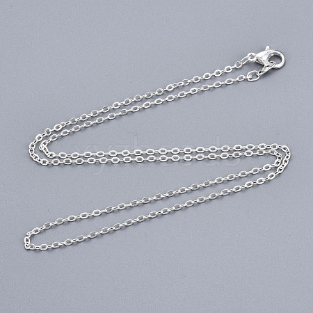 Brass Cable Chain Necklace SW028-S-A-1