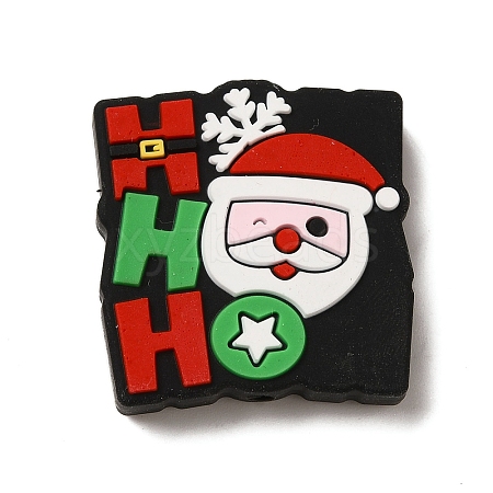 Christmas Series Silicone Beads SIL-S007-04E-1