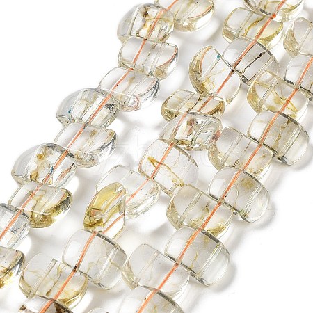 Transparent Glass Imitation Gemstone Beads Strands GLAA-G105-01E-1