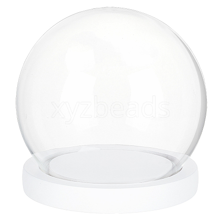 Glass Dome Cover AJEW-WH0413-43A-1