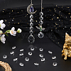 80Pcs Transparent Faceted Glass Connector Charms GLAA-SP0001-88C-01-4