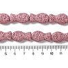 Fish Dyed Natural Lava Rock Beads Strands G-O126-01A-12-4