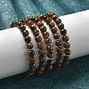 Natural Tiger Eye Bead Stretch Bracelets BJEW-K212-B-028-3