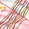 2 Strands Electroplate Opaque Color Glass Beads Strands EGLA-YW0005-26A-5