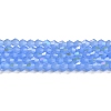 Imitation Jade Electroplate Glass Beads Strands EGLA-A039-J4mm-L04-1