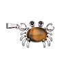 Natural Tiger Eye Pendants PW-WG77816-07-1