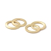 Eco-Friendly Brass Links Rings LS-KK-C226-11G-RS-3
