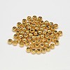 Rack Plating and PVD Vacuum Plating Brass Round Spacer Beads KK-I598-03G-RS-2