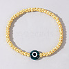 Golden Glass Seed Beaded Stretch Breacelets CZ4431-3-1