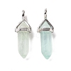 Natural Fluorite Pointed Pendants G-K329-36P-2