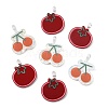 30Pcs 2 Styles Opaque Acrylic Pendants OACR-CJ0002-60-8