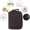 Rectangle Leather Credit Card Wallets for Women Men AJEW-WH20001-31B-5
