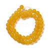 Natural Dyed White Jade Beads Strands G-M402-B01-5