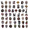 Day of the Dead graffiti stickers 50 pieces AJEW-R002-06A-2