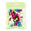 Macaron Color Plastic Yin-yang Zip Lock Bags OPP-N001-01E-06-3