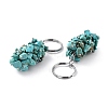 Natural Turquoise Keychain KEYC-C050-01E-RS-2